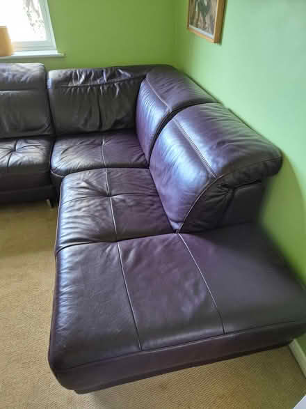 Photo of free Purple leather sofa (CT5) #2
