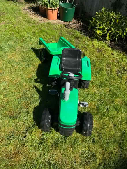 Photo of free Toddle peddle tractor & trailer (Esher) #2