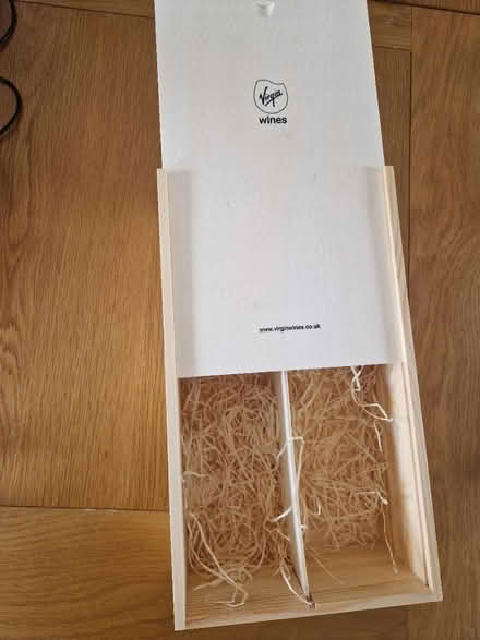 Photo of free (Empty) Wooden wine box (Finsbury Park N4) #2