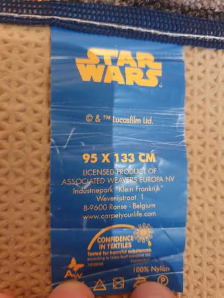 Photo of free Star Wars Rug/Matt (Sandbach) #2
