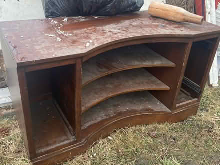 Photo of free Living room/entertainment furniture (West side Detroit) #1