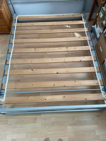 Photo of free King-size metal bed frame: Magma (Central maidstone) #4