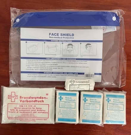 Photo of free Face shield and bandages (St Leonards TN38) #1