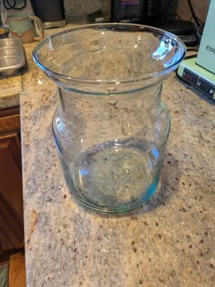 Photo of free 2 glass vases (South Palm Park, Redwood City) #1