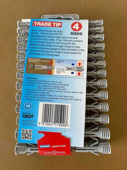 Photo of free Wall plugs (Bransholme HU7) #2