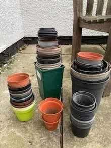 Photo of free Plastic plant pots - many shapes and sizes (Headington Quarry OX3) #1