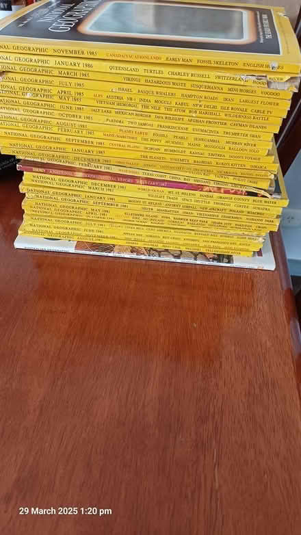 Photo of free National Geographic magazines (Highbury SA) #1