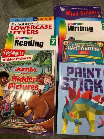 Photo of free Kids workbooks (belmont/watertown line) #1