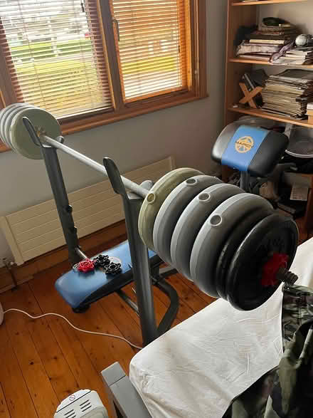 Photo of free Weights & bench & Stretch bench (Kilmacud Road Dublin. Near M50) #3