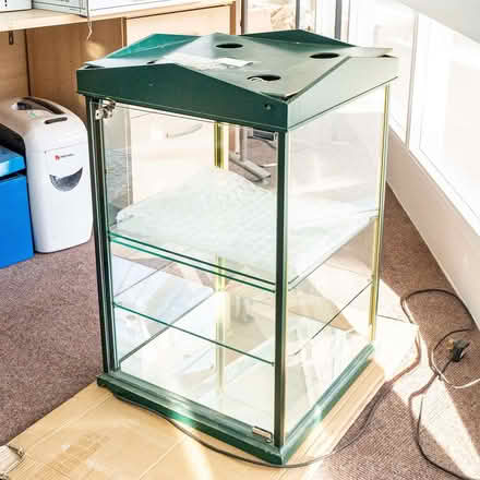 Photo of free Glass display cabinet (with lights that need repair!) (Burgess Hill RH15) #1