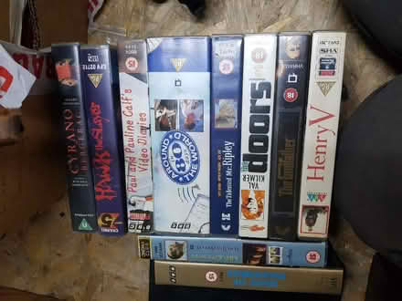 Photo of free Classic movies on VHS video tape (Great Northern Road DE1) #1