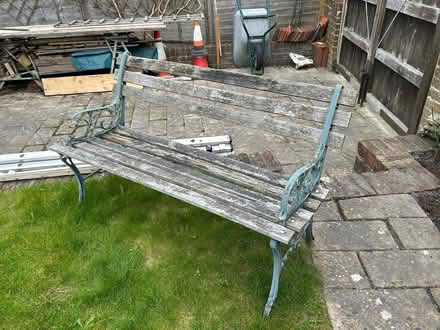 Photo of free 2 seater garden bench (East Hagbourne, OX11) #1