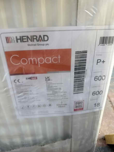 Photo of free Small radiator - New Unused - 600mm x 600mm (Glenleigh Park TN39) #1