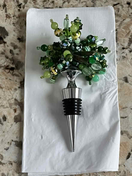 Photo of free Decorative Wine Stopper (Wolfe & Reed) #2