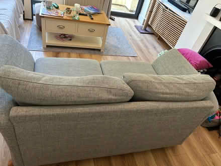 Photo of free Light blue 3 seater sofa (Surbiton KT6) #4