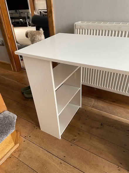 Photo of free White desk with drawers (Solihull B92 7JB) #1