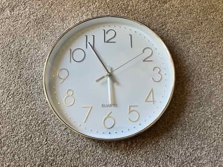 Photo of free Battery powered quartz wall clock (Kelvedon Hatch CM15) #1