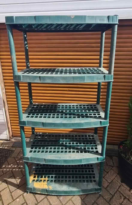 Photo of free Adjustable plastic shelving (Baxenden BB5) #2