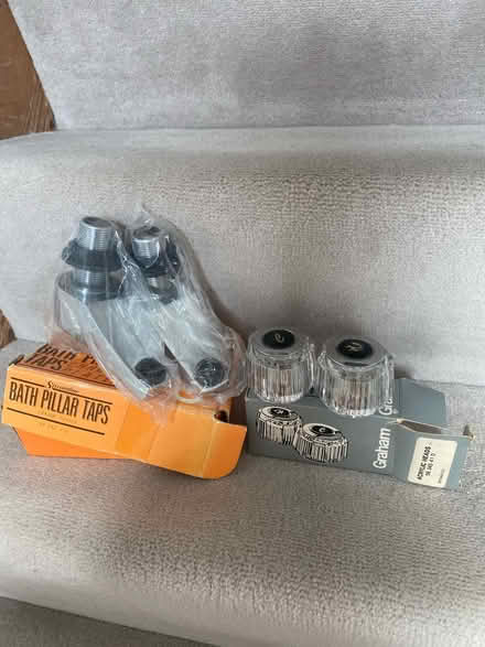 Photo of free Bath pillar traps and tap heads (Crawley RH11) #1
