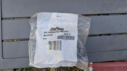 Photo of free Flowplast 50mm downpipe clips (x2) (Worcester Park, London KT4) #1