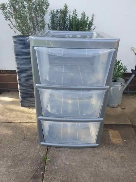Photo of free 3 drawer storage unit (Warden Hill) #1