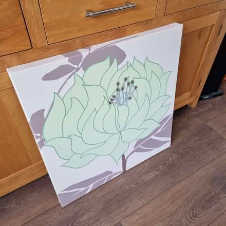 Photo of free Flower with Jewel Anther Wall Art Canvas Print (Stainton CA11) #2