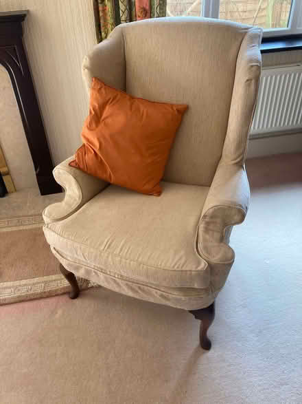 Photo of free 3 piece suite and upholstered upright chair (Belmont SL6) #1