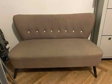 Photo of free Small grey sofa (Epsom KT18) #2