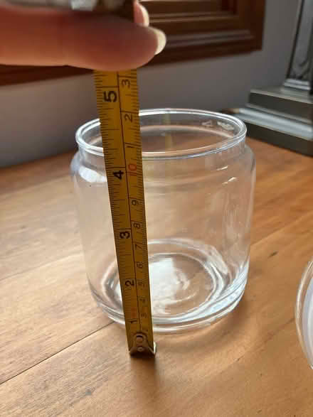 Photo of free small glass jar with seal tight lid (White Oaks area of San Carlos) #3