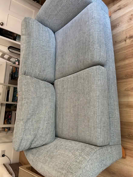 Photo of free Light blue 3 seater sofa (Surbiton KT6) #3