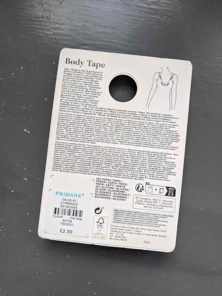 Photo of free New, unopened body tape (EH5, Granton, Edinburgh) #2