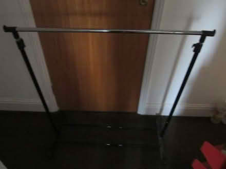 Photo of free Clothing Rail. Black/ Silver. Reg sort, adjustable. (Canonbury N1) #3