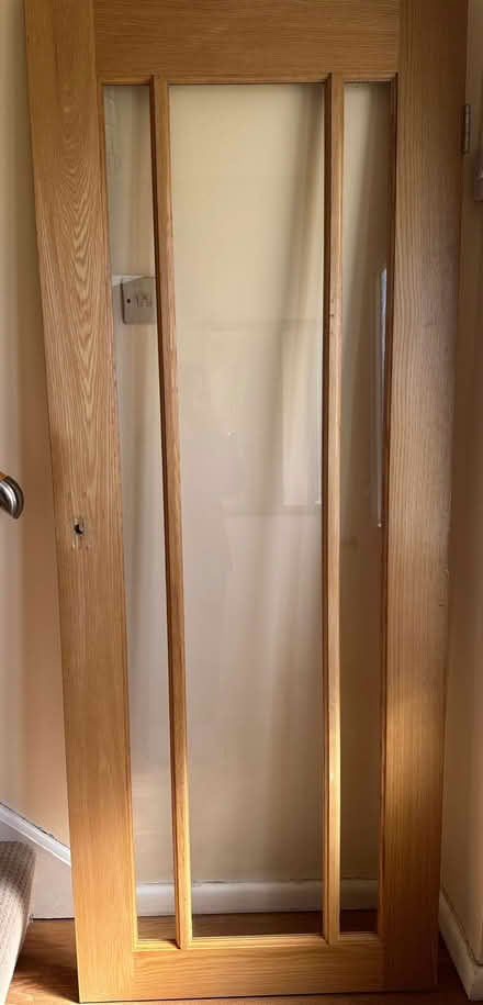 Photo of free 1 x 3 panel clear glazed door (Old Woking GU22) #1