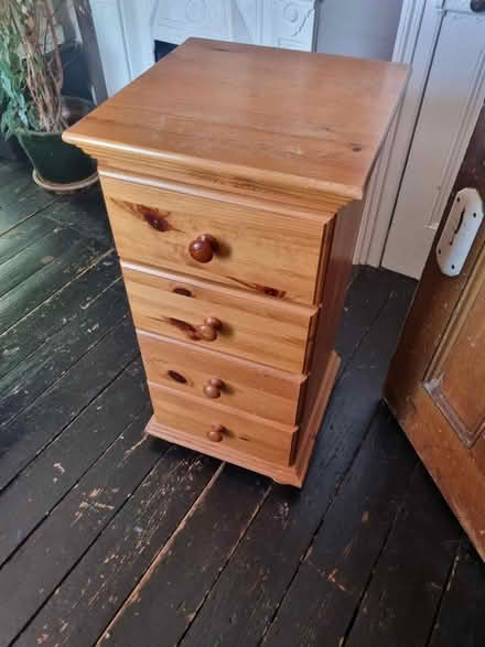 Photo of free Small wooden chest of drawers (Tonbridge) #1