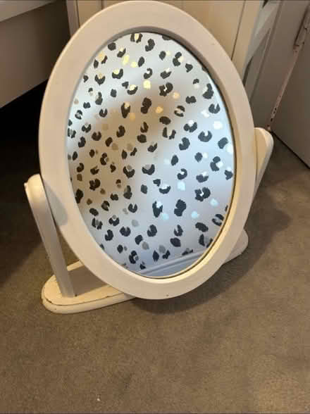 Photo of free White dressing table mirror (Worcester) #1