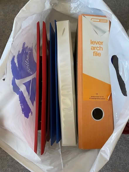 Photo of free Lever arch and A4 files (Bedford) #3