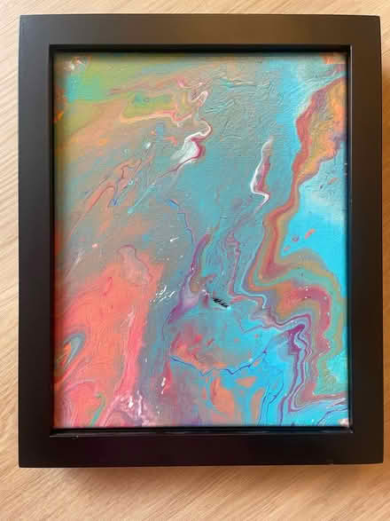 Photo of free Acrylic pour painting (02155) #1