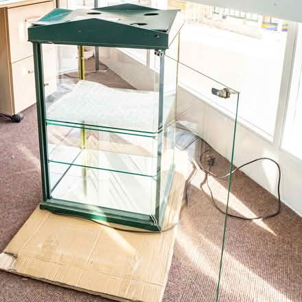 Photo of free Glass display cabinet (with lights that need repair!) (Burgess Hill RH15) #2