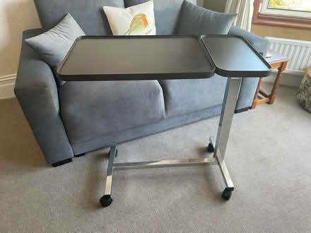 Photo of free Adjustable Height Overbed Table (Loughton IG10) #2