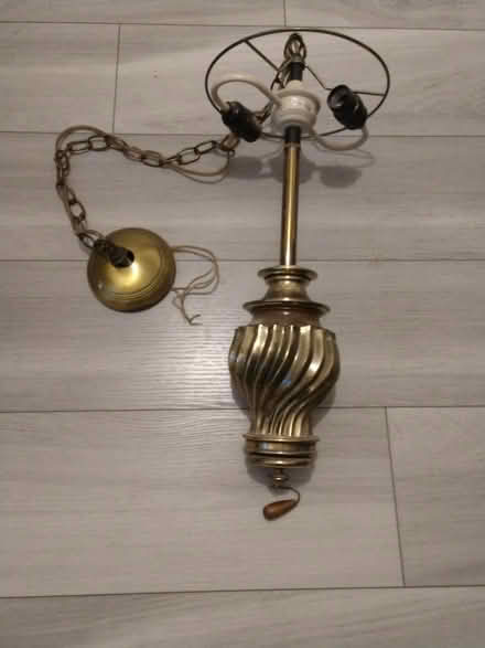Photo of free hanging lamp pair (Old Town Manassas) #2