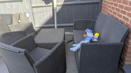 Photo of free Patio Set including the Parasol (DA11) #4