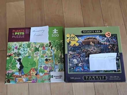 Photo of free Missing piece puzzles (Sevenhills) #1