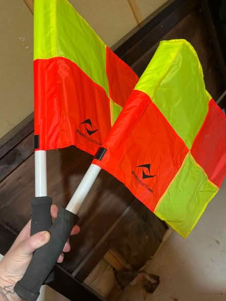 Photo of free Set of linesman flags (Whitby - Kendalwood/Dundas-ish) #1