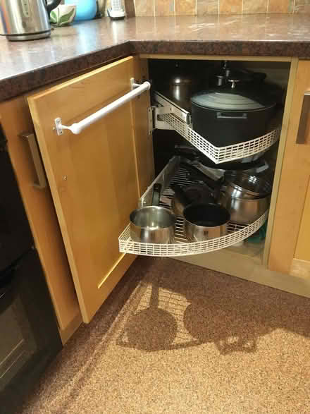 Photo of free IKEA corner unit shelves (South Newington OX15) #3