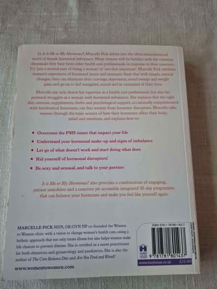 Photo of free Paperback book on the Menopause (Romford RM1) #2