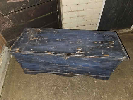 Photo of free Wooden upcycled trunk (LS26 rothwell) #2