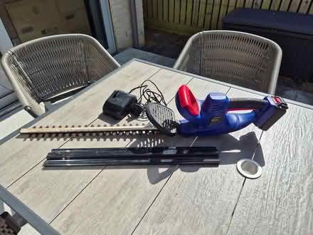 Photo of free Cordless hedge trimmer (Saffron Walden) #1