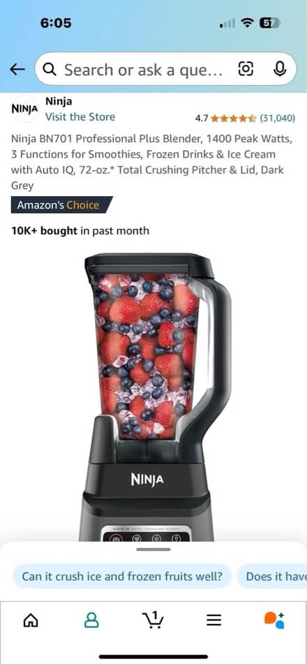 Photo of free Ninja Blender (Larkspur ca) #3
