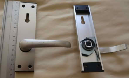 Photo of free Pair of door handles (Ludlow SY8) #1
