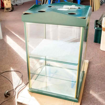 Photo of free Glass display cabinet (with lights that need repair!) (Burgess Hill RH15) #3